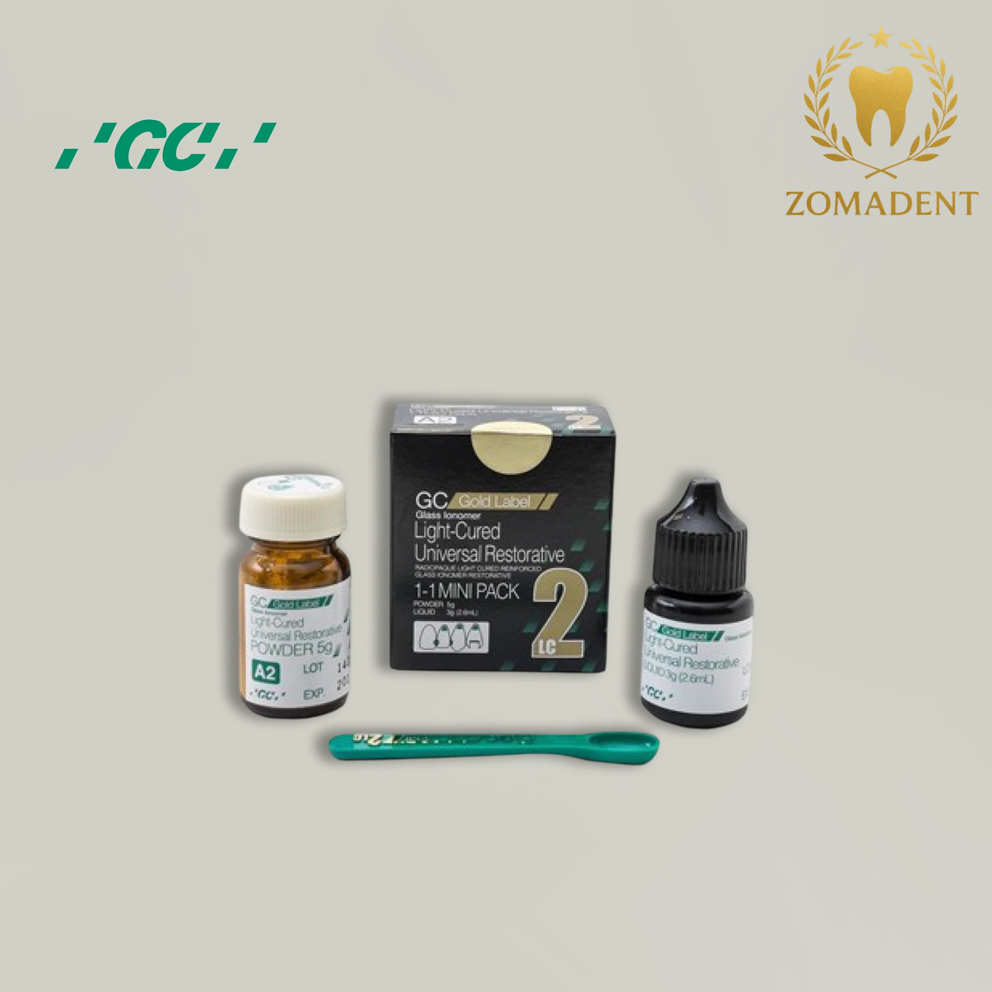 گلاس آینومر لایتکیور جی سی Glass Ionomer Light-Cure